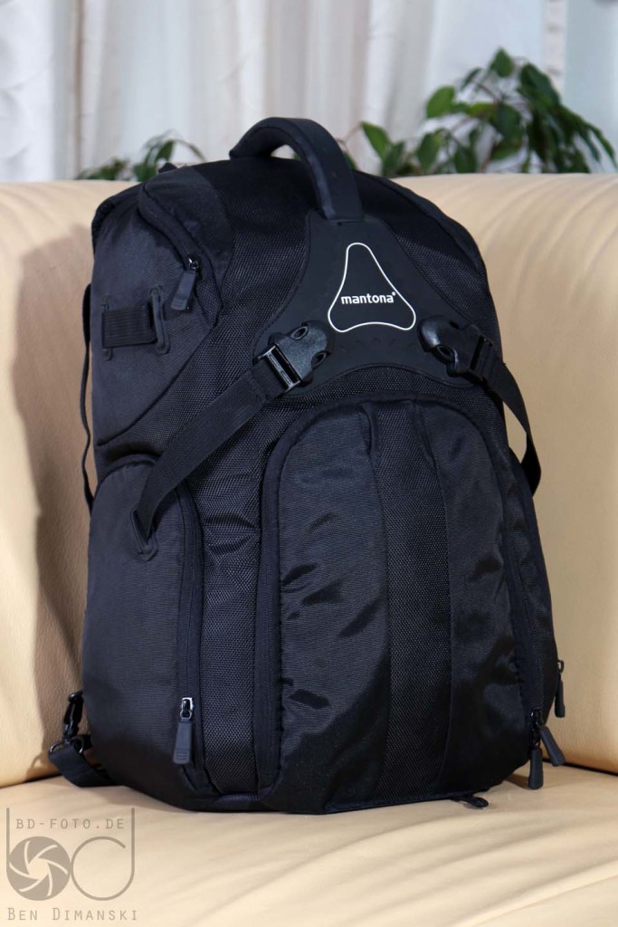 Mantona Rhodolit Frontalansicht Fotorucksack